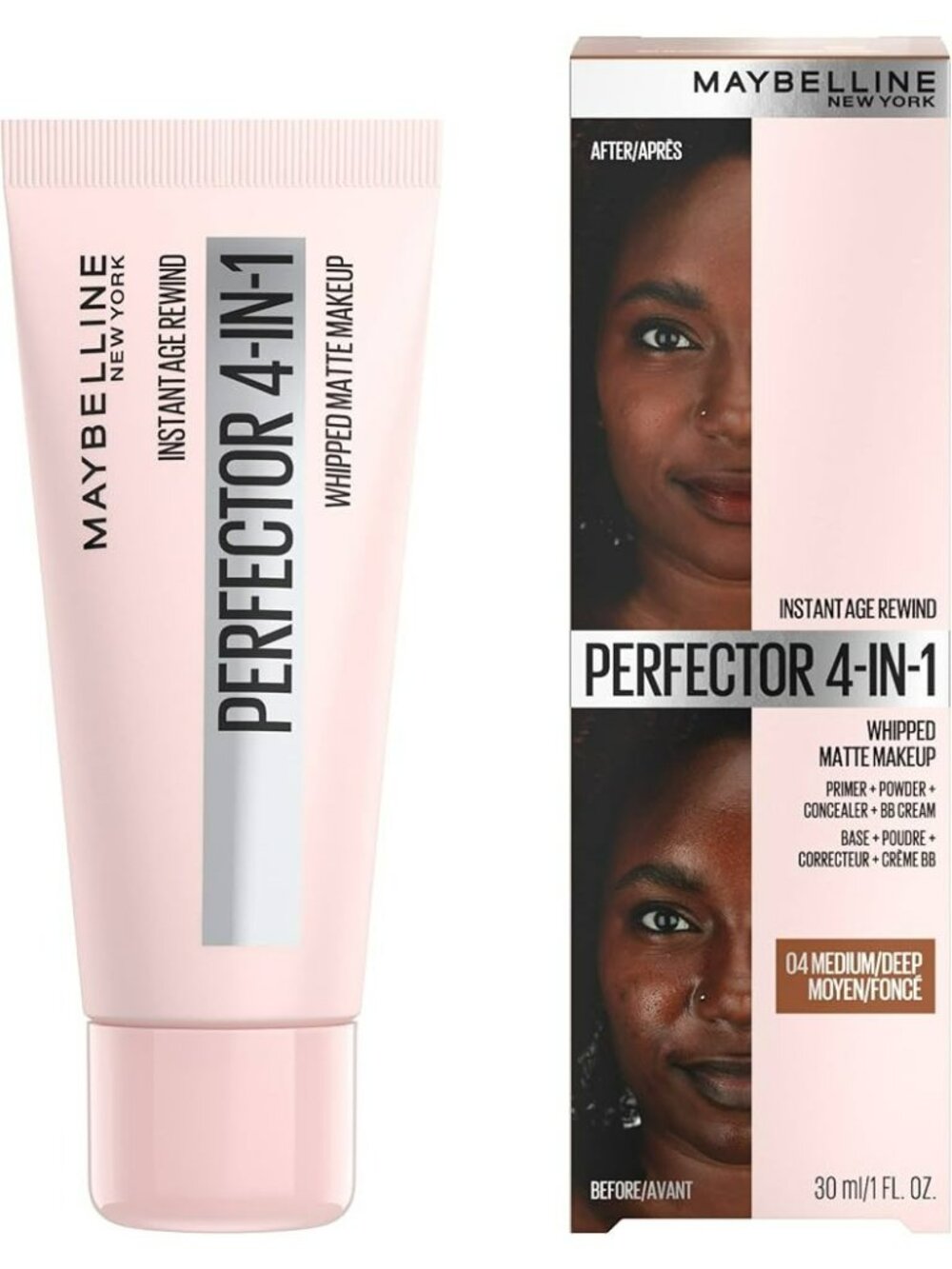 Maybelline Instant Age Rewind Perfector 4-In-1 Whipped Matte Makeup 30ml - 04